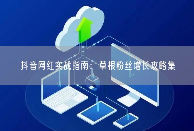 抖音网红实战指南：草根粉丝增长攻略集